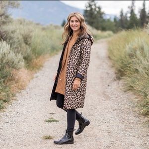 Jilly Jacket Leopard Print NWOT